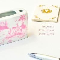 ポーセラーツ　銀座　フリーレッスン　メモスタンド (1)